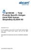 ab Total Prostate Specific Antigen SimpleStep ELISA Kit