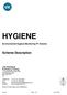 HYGIENE. Scheme Description. Environmental Hygiene Monitoring PT Scheme