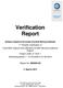 Verification Report. Główny Instytut Górnictwa (Central Mining Institute) 1 st