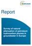 report Report no. 10/18 Survey of natural attenuation of petroleum hydrocarbon plumes in groundwater in Europe