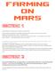 Farming on Mars. Section 1. Section 2