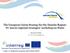 The European Union Strategy for the Danube Region: EU macro-regional strategies workshop on Water