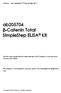 ab β-catenin Total SimpleStep ELISA Kit