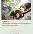 TOYOTA Asia Pacific Harmony with Nature Report [April 2014 March 2015]
