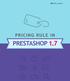 PRICING RULE IN PRESTASHOP 1.7