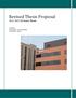 Revised Thesis Proposal AE Senior Thesis 1/11/2012 Justin Kovach Structural Option Dr. Boothby Advisor