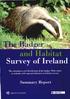 re a Summary: Report The abundance and distribution of the badger Meles meles in Ireland, with especial reference to habitat surveys A ==