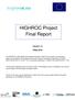 HIGHROC Project Final Report