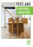 PEFC AND CERTIFIED FURNITURE