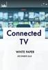 Connected TV WHITE PAPER