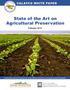 State of the Art on Agricultural Preservation
