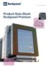 Product Data Sheet Rockpanel Premium
