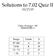 Solutions to 7.02 Quiz II 10/27/05