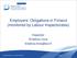 Employers Obligations in Finland (monitored by Labour Inspectorates)
