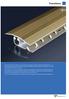 Transitions. Fast fit slimline - Aluminium. Fast fit ramp - Aluminium. Tile to Carpet Tops & Bases TCS TCR TCA/TBA/TTB