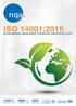 ISO 14001:2015 ENVIRONMENTAL MANAGEMENT SYSTEM IMPLEMENTATION GUIDE