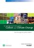 The Sustainable Forest Products Industry, Carbon and Climate Change. Key messages for policy-makers. Technical content developed by ncasi