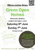 Winscombe Area. Green Open Homes. Winscombe, Sandford, Langford, Burrington, Loxton. Saturday 6 th June Sunday 7 th June.