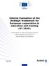 Interim Evaluation of the strategic framework for European cooperation in education and training (ET 2020)