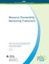 Resource Stewardship Monitoring Framework