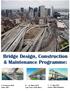 Bridge Design, Construction & Maintenance Programme: