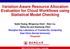 Variation-Aware Resource Allocation Evaluation for Cloud Workflows using Statistical Model Checking