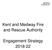 Appendix 6 to Item No: B1. Kent and Medway Fire and Rescue Authority. Engagement Strategy