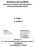 RISINIA BUILDERS SURVEY NOS. 500/PART & 501, BACHUPALLY, MEDCHAL-MALKAJGIRI DISTRICT 1. FORM I 2. FORM I A