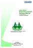 CASIO GROUP Green Procurement Standard Manual for Casio Products, Components and Materials