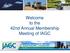 Welcome to the 42nd Annual Membership Meeting of IAGC