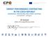 ENERGY PERFORMANCE CONTRACTING IN THE CZECH REPUBLIC EXPERIENCE, PROCEDURES AND STREET LIGHTING