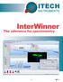 ITECH INSTRUMENTS. InterWinner. The reference for spectrometry ITECH INSTRUMENTS