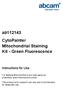 ab CytoPainter Mitochondrial Staining Kit - Green Fluorescence