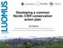 Developing a common Nordic CWR conservation action plan