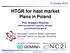 HTGR for heat market Plans in Poland