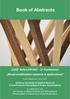 Book of Abstracts. COST Action FP rd Conference Wood modification research & applications. Kuchl, September 14-15, 2017