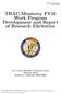 TRAC-Monterey FY16 Work Program Development and Report of Research Elicitation