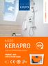 KERAPRO KIILTO PRODUCT AND APPLICATION GUIDE E FAST WATERPROOFING SYSTEM KIILTO KERAPRO INTERIOR AREAS KIILTO KERAPRO.