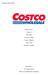 Presented to: W. Craig Jelinek CEO Costco Wholesale Corporation