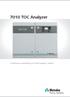 7010 TOC Analyzer. Continuous monitoring of total organic carbon