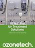 RENA Pro Air Treatment Solutions A SERIES OF STATE-OF-THE-ART OZONE SYSTEMS