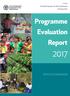 Programme Evaluation Report