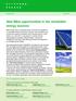 New M&A opportunities in the renewable energy sources