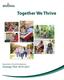 Department of Social Development Strategic Plan Together We Thrive