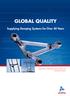 GLOBAL QUALITY Supplying Damping Systems for Over 40 Years