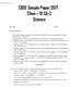 CBSE Sample Paper 2017 Class 10 SA-2 Science