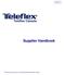CD Supplier Handbook. * Marine Canada Acquisition Limited Partnership DBA Teleflex Canada