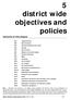 5 district wide objectives and policies