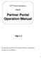 Partner Portal Operation Manual