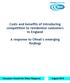 Costs and benefits of introducing competition to residential customers in England A response to Ofwat s emerging findings